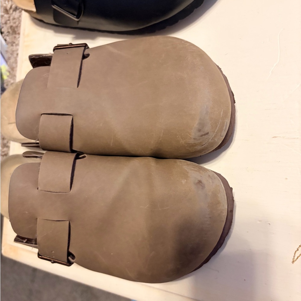 Brown Slip-On Clogs